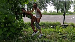 maya likes to be fucked on the highway between truckers and voyeurs.