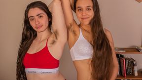 ”NAUGHTYNATURAL - Long Hair Lesbian Tease XXX”