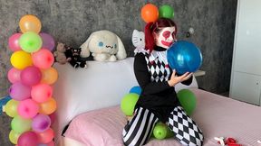 Clown Sabina’s Balloon Tease – Inflate, Deflate & Laugh