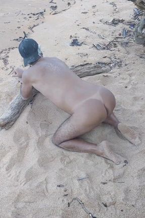 Ladysilva on the Beach Tanning Her Hot Ass in Bikini and Then Showing off Her Tanned Ass with Sexy Mark