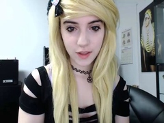 Amateur Blonde Teen Plays Solo with Toy Webcam Porn