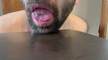 Hot cum eating, it tasted so good going down!