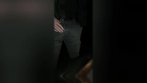 Very Horny Man Jerking off in the Rain. Handsfree Cum! - Soloxman