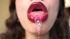 Drool dripping from my tongue 6