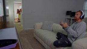 Tiny Brunette Cheating Wife Gets Pounded by Colossal Cock