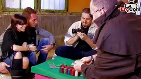 Teen Takes On Multiple Cocks In Steamy Spanish Gangbang Action