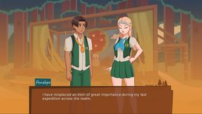 NakedQueen Takes Charge In 3D Anime Visual Novel Camp Adventure