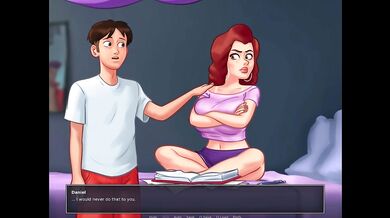 Summertime Saga redhead best friend gets fucked by huge cock