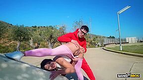 Easygoing Brunette Gets Fucked In Public With Lola Bratz And Papi Rodriguez