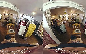 VRB Trans Dildo Ass Fuck Show While Shopping VR Porn