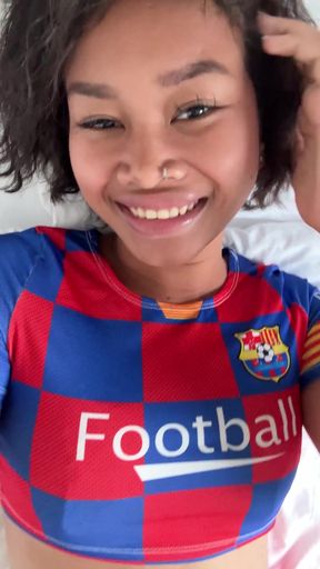 Barcelona soccer fan