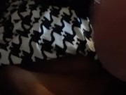 Vibrator  inside  pantyhose