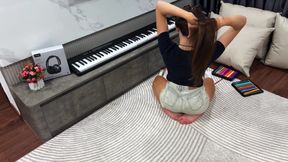 Art of Seduction: Coloring Tease & Messy Sock Solo