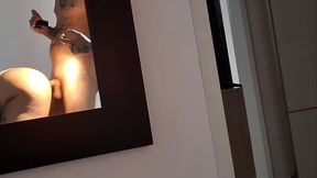 I think the waitress secretly recorded us while my lover and I were doing our thing