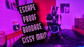 Sissy Maid Stuck in Bondage