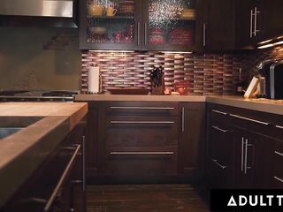 ADULT TIME - Pregnant Avery Jane Gets Horny In The Kitchen Late At Night & Wants A Admirable Pounding