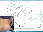 Femboy dev stream- work on car jack off scene~(fap @ 1:02:39)
