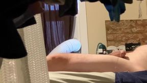 Trapped in the closet while stepuncle jacks off