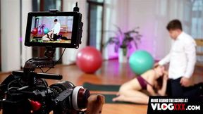 Yoga Date With Mina Von D BTS