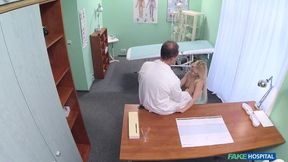 Doctor's Wild Encounter with a Stunning Blonde - Fake Hospital Fantasy