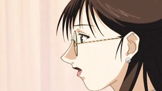 Masturbating anime babe orgasms hard