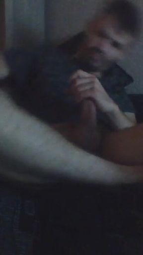 Straight Teen Stroking That Massive Cock