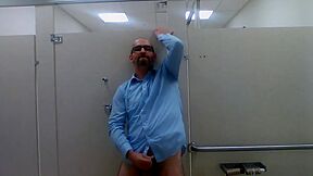 Jerking In A Public Restroom