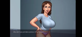 Anon and dabby make seen in summertime saga and enjoy more