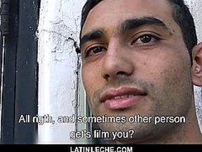 Latinleche - shy latin straight guy barebacked on camera for money HD