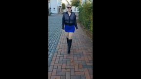 Frivolous walk ended with a hot blowjob