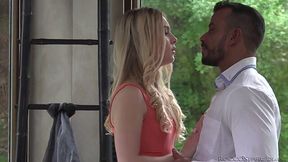 Torrid blonde Alecia Fox is making love with her horny boyfriend