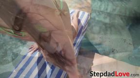 Daughter banged by stepdad while wearing pretty butt plug