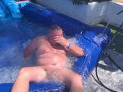 Naked Waterslide at 'Bears on the Prowl' at the CCBC Resort