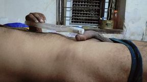 Try homemade vibration dick orgasm