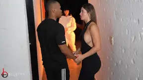 Cuckold BBC husband has sex in the bathroom with his wife's stepsister - Brandon Cruz &amp; Luna Vitaler