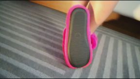 Mistress Jade Pink slippers shoeplay