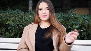 Russian Damsel Spends Her Lunch Break Smoking 1 Cigs