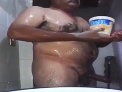 Str8 pakistani daddy shower time