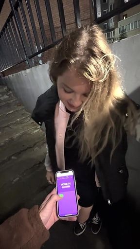First Date Walk - Filmed Her Taking Raw Dick