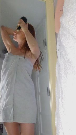 Sneaky Peek Post Shower