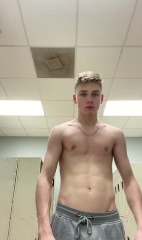 Swimmer Paul jerking off in the shower at the gym (#9, #10, #11)