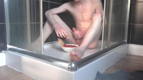 Twink Eats Food off the Floor