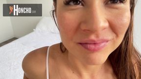 Latin Beauty Step Sister Swallows Thick Load (HD)