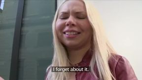 PublicPorn Russian blonde loves strangers big cock