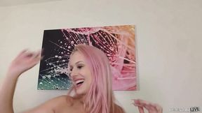Busty Angel Wicky's huge behind and juicy tits take a big dick