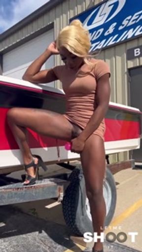 Lola Black XXX Fuck Her Tight Pussy By Boat Outdoor