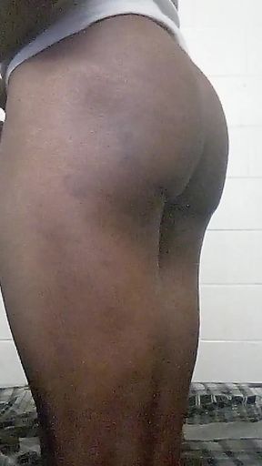 Black Femboy with Tight Bootyhole and Thick BBC