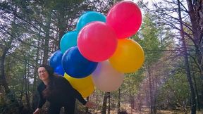 91 Setting up an 18in Latex Balloon Arch
