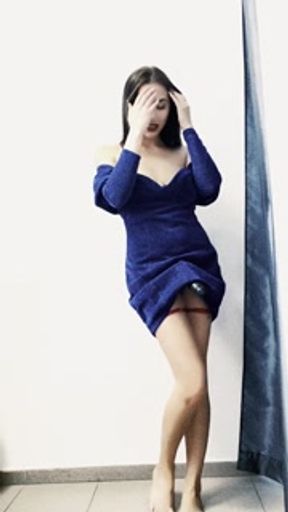 Strapon for your tight ass. Girl with a surprise