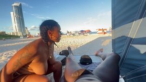 nude beach outdoor bj